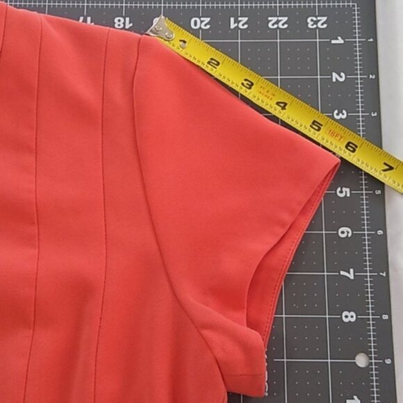 H&M Tangerine/Coral Drop Waist Dress - Picture 10 of 16